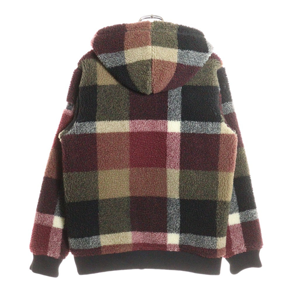 BLACK LABEL CRESTBRIDGE(ブラックレーベルクレストブリッジ) クレストブリッジチェックボアパーカー フリースジャケット ボアジャケット マルチ 51P30-440-17