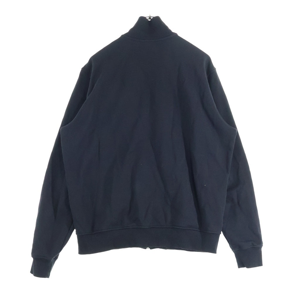 DIESEL(ディーゼル) S-GINNI-ZIP-OD A11439 ジップアップ パーカー コットン スウェット メタルDロゴ ハイネック ブラック