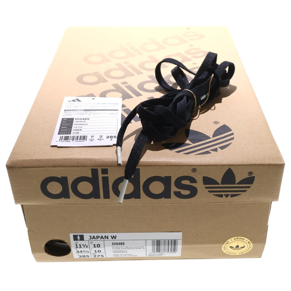 adidas(アディダス) Women's Japan Footwear White/Core Metallic IH5489 ウィメンズ ジャパン フットウェア ローカットスニーカー ホワイト/コアブラック US11.5/28.5cm レディース