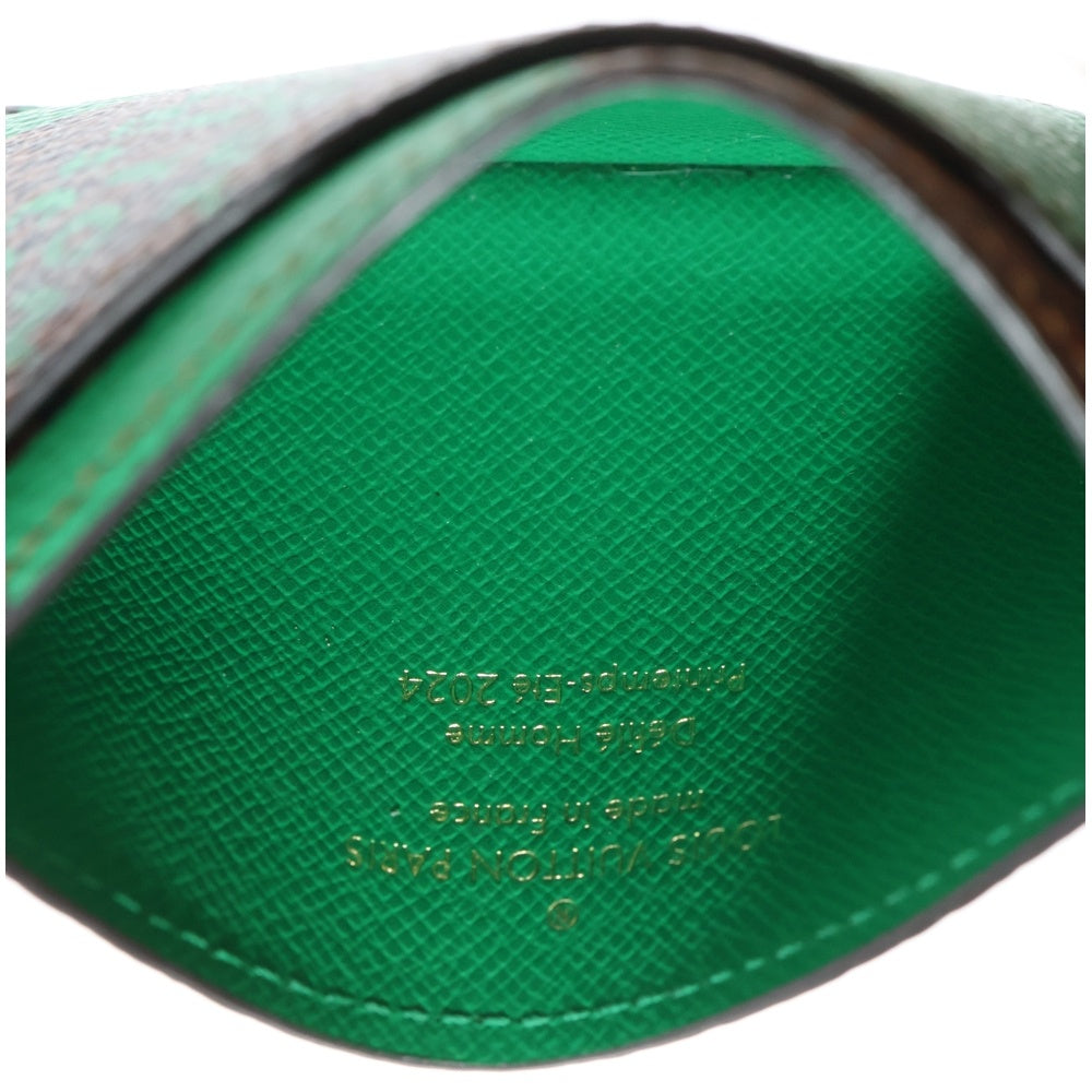 LOUIS VUITTON(ルイヴィトン) ダミエポップ ポルトカルトサーンプル カードケース グリーン/ブラウン N40544