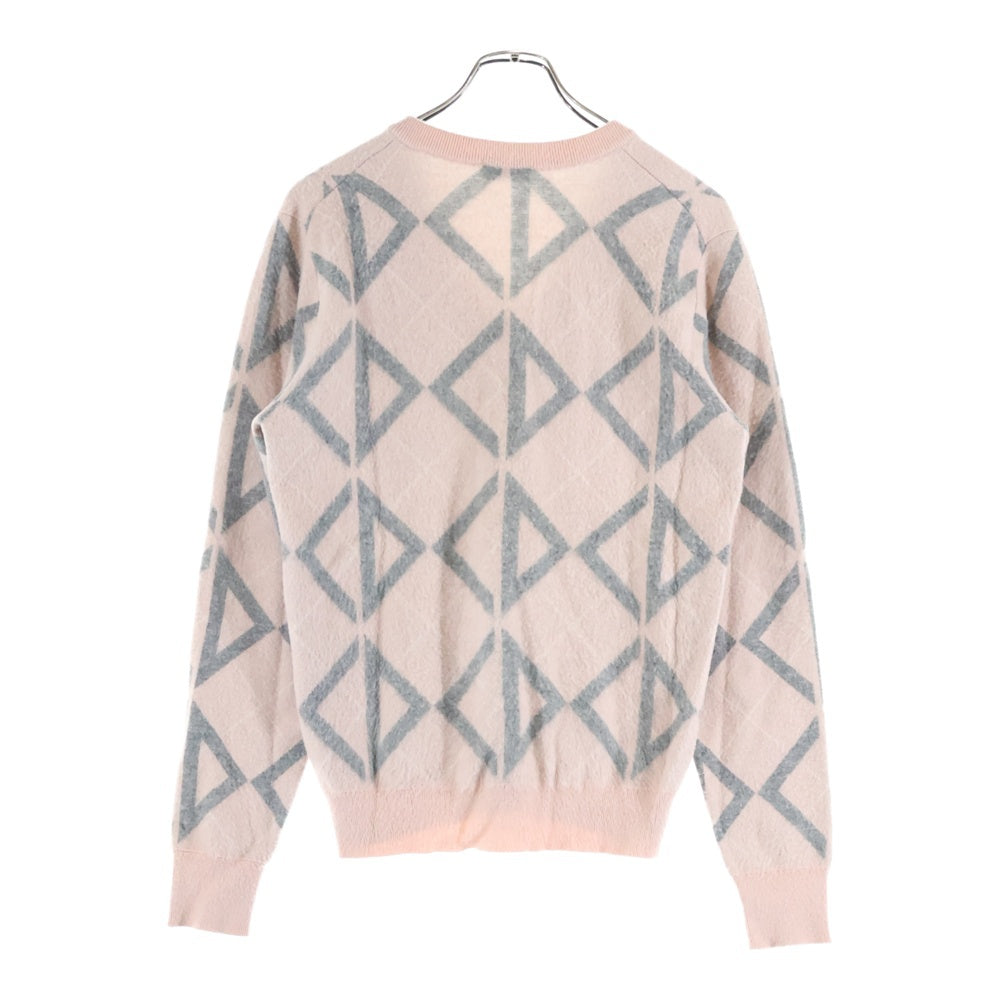 DIOR(ディオール) Vネック カシミア ニットセーター ピンク 933M623AT984