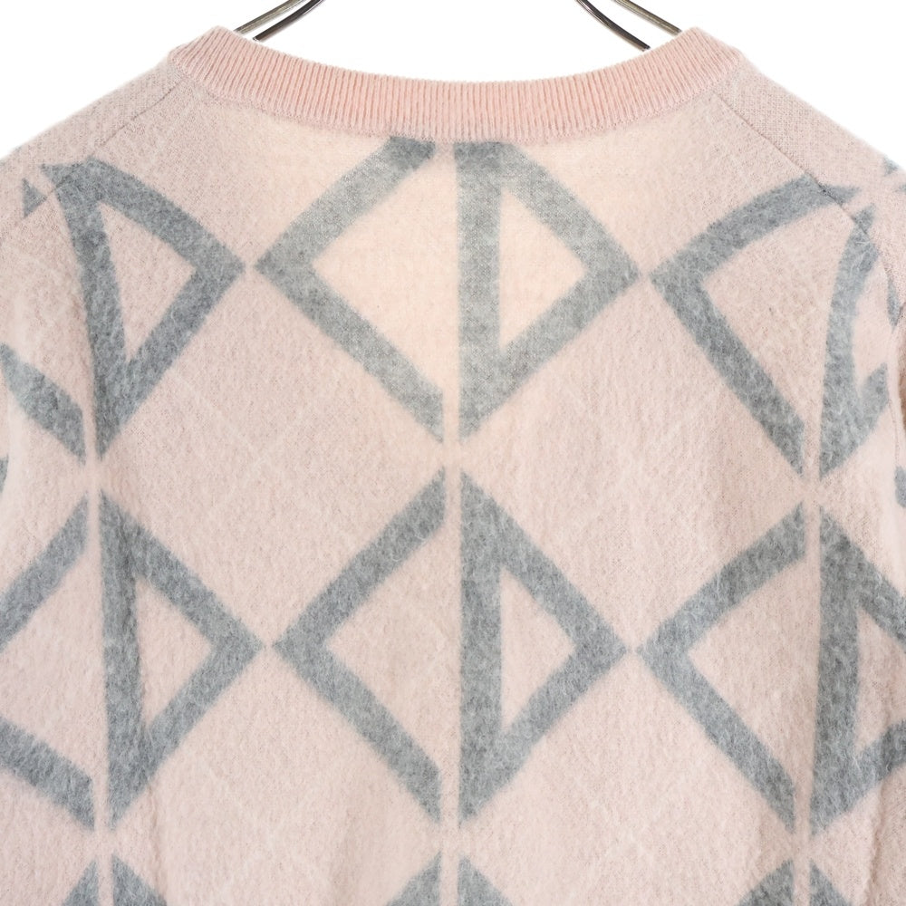 DIOR(ディオール) Vネック カシミア ニットセーター ピンク 933M623AT984