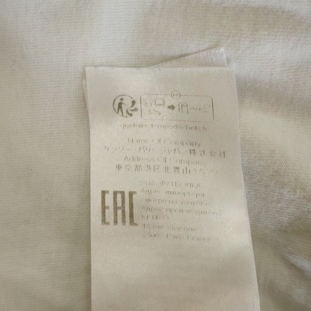 KENZO(ケンゾー) 24SS グラフィック ロゴ プリント クルーネック半袖Tシャツカットソー ホワイト FE55TS2794SG