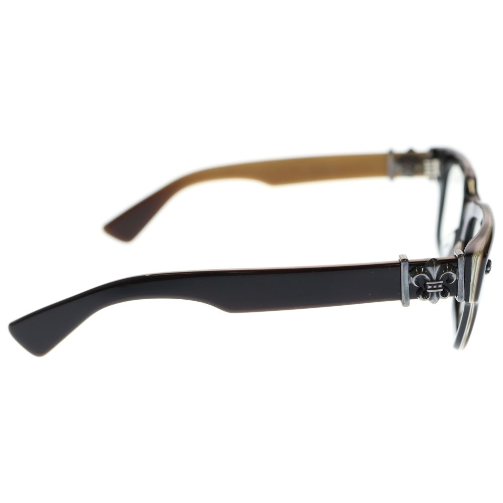 CHROME HEARTS(クロムハーツ) BANGADANG1BSフレア アイウェア メガネ 度入り ブラウン 50□20-148