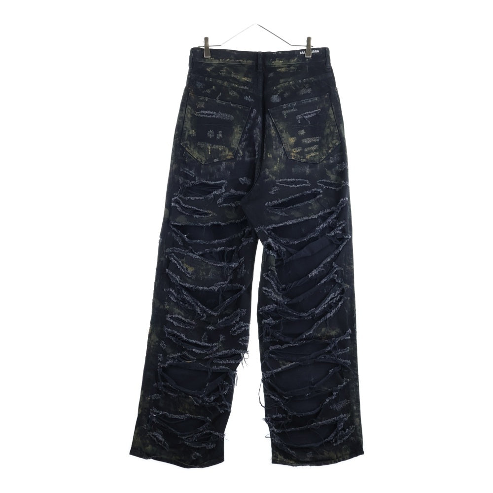 BALENCIAGA(バレンシアガ) 23SS SUPER DESTROYED BAGGY 745248 TBP47