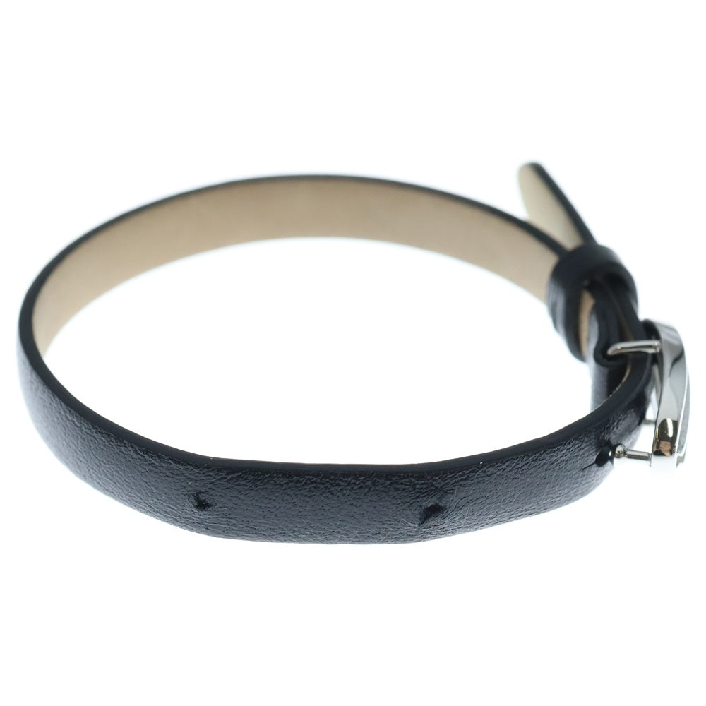 DIESEL(ディーゼル) Black Leather Stackable Bracelet DX1516040 D