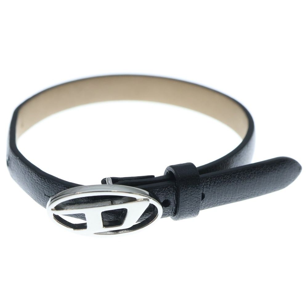 DIESEL(ディーゼル) Black Leather Stackable Bracelet DX1516040 D