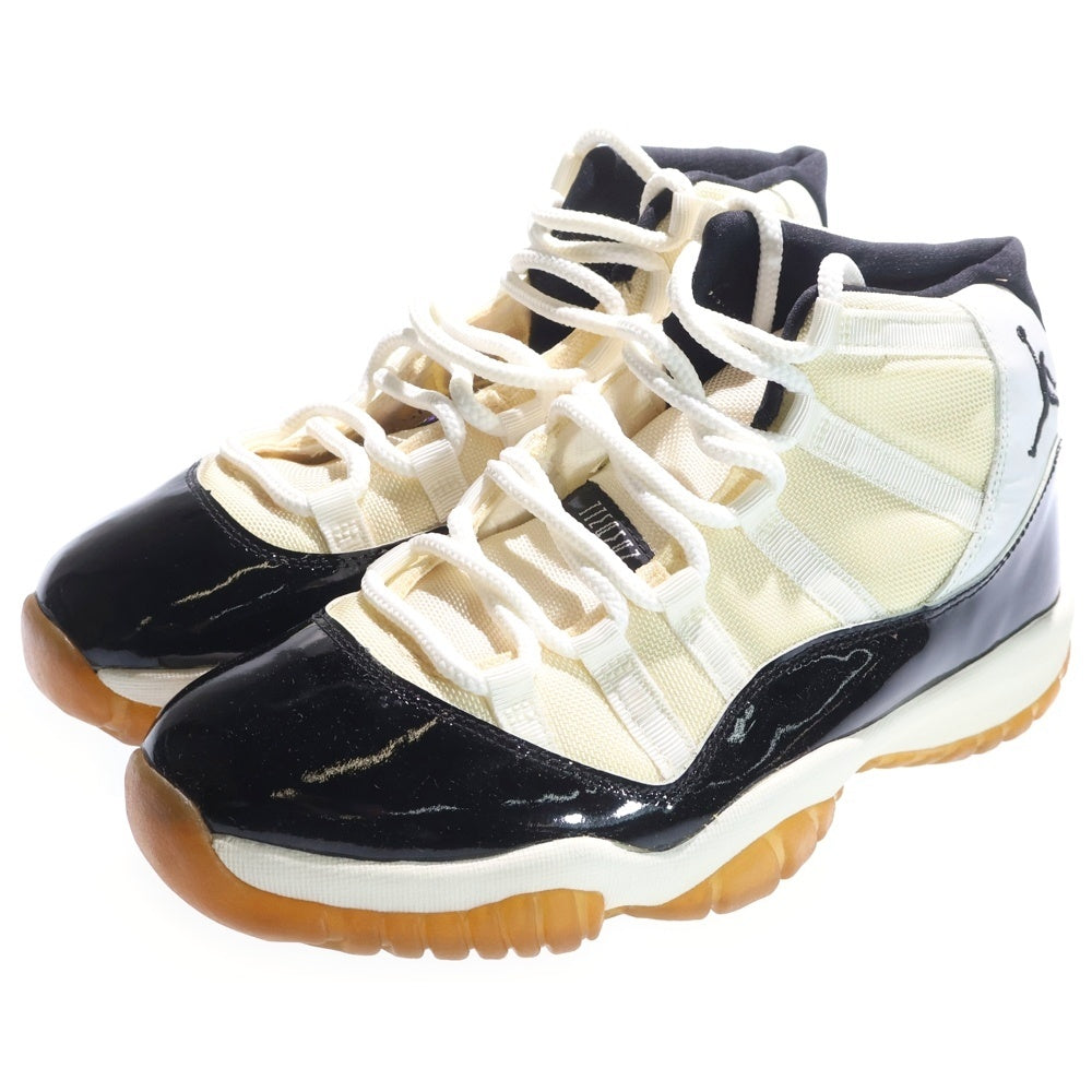 NIKE(ナイキ) 【鑑賞用 2008年製】AIR JORDAN 11 RETRO CONCORD 136046-101 エアジョーダン11 レトロ コンコルド ハイカットスニーカー ホワイト/ブラック US9/27cm
