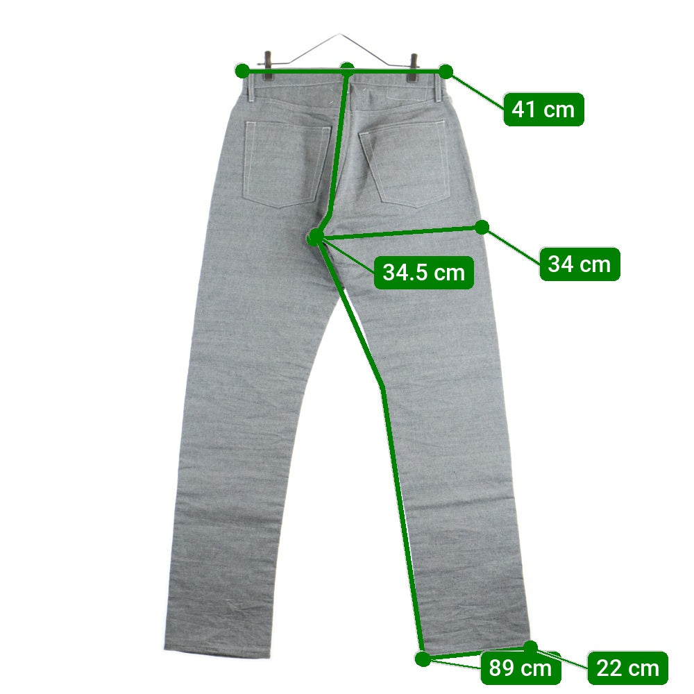Maison Martin Margiela(メゾンマルタンマルジェラ) 24SS 5Pockets Denim Pants S67LA0035 5ポケットコットンデニムパンツ ジーンズ インディゴ