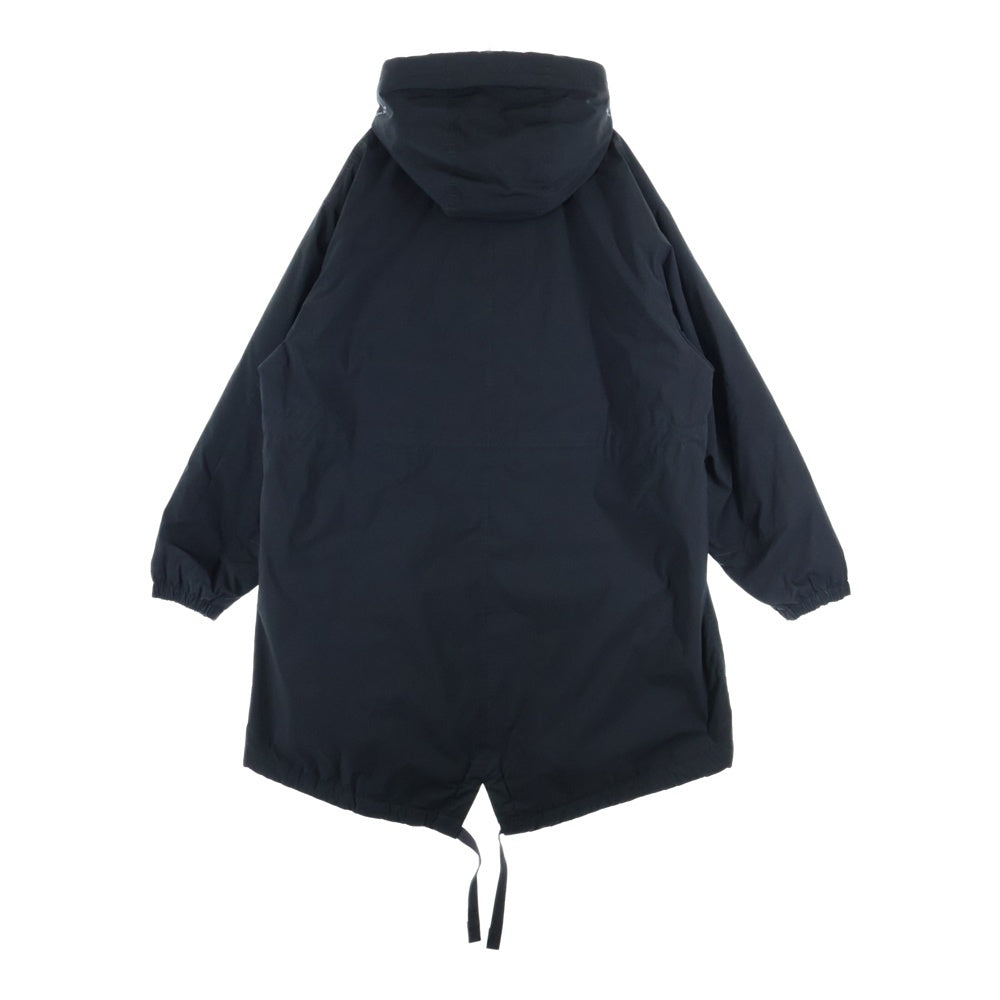 Acne Studios(アクネ ストゥディオズ) Logo Hooded Coat FN-MN-OUTW000471 ロゴフーデッド モッズコート ブラック