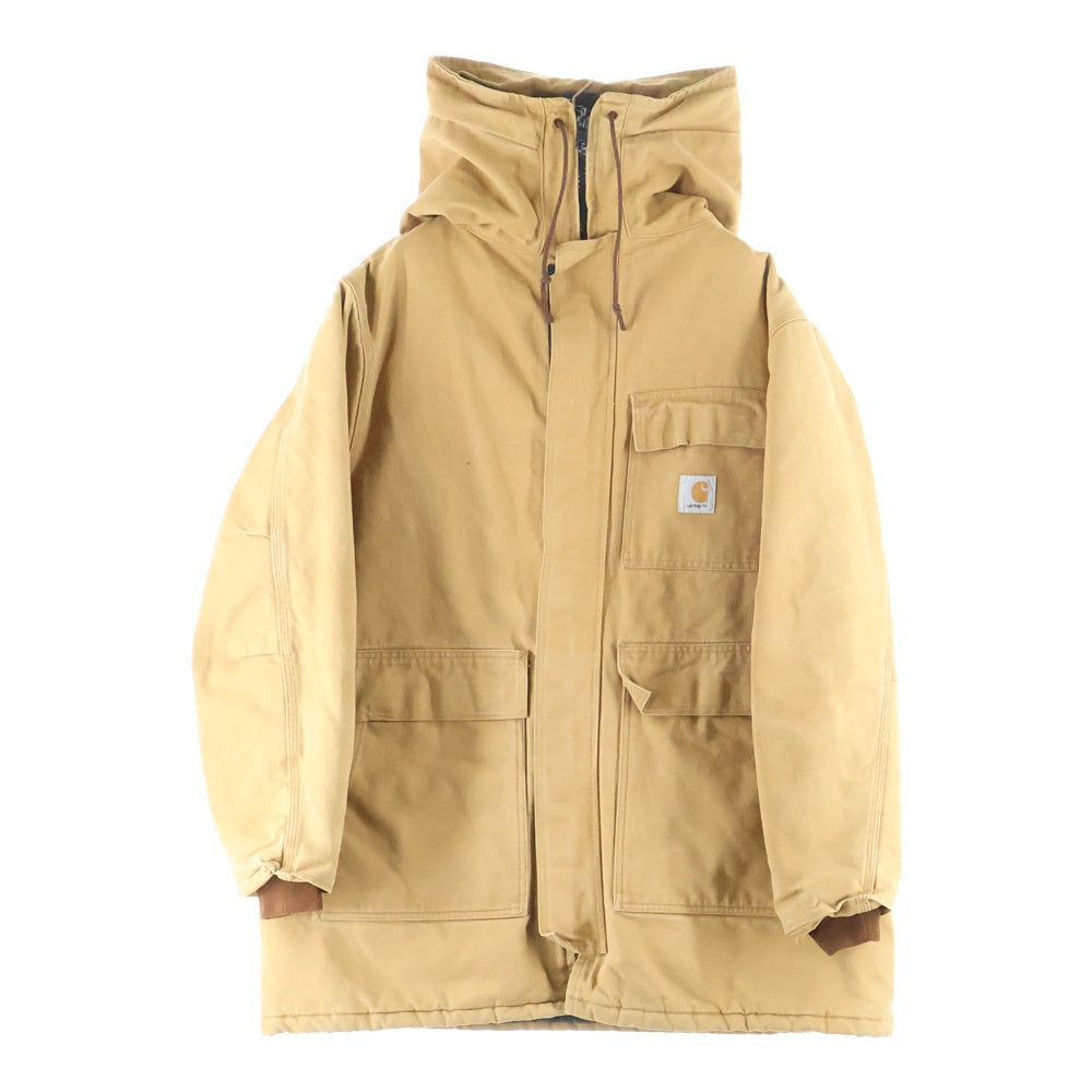 CARHARTT(カーハート) 90s VINTAGE Siberian Parka ヴィンテージ シベリアンパーカー ワークジャケット フーディ ダック地 ブラウン