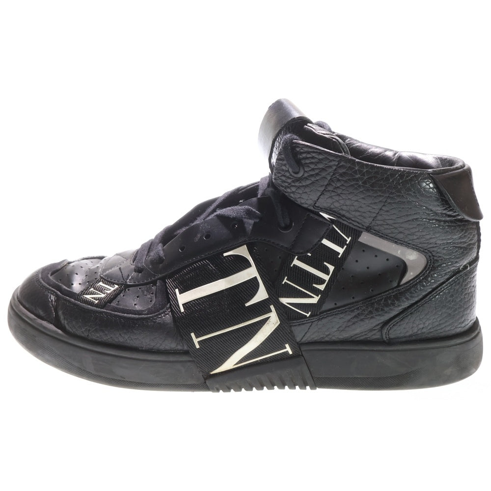 VALENTINO GARAVANI(ヴァレンチノガラヴァーニ) VLTN Allover Print TVE03Y2 ブランドロゴ ハイカットスニーカー ブラック