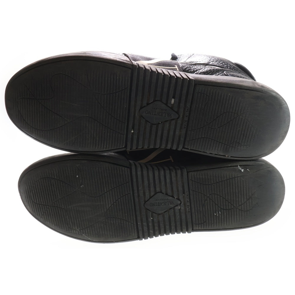 VALENTINO GARAVANI(ヴァレンチノガラヴァーニ) VLTN Allover Print TVE03Y2 ブランドロゴ ハイカットスニーカー ブラック