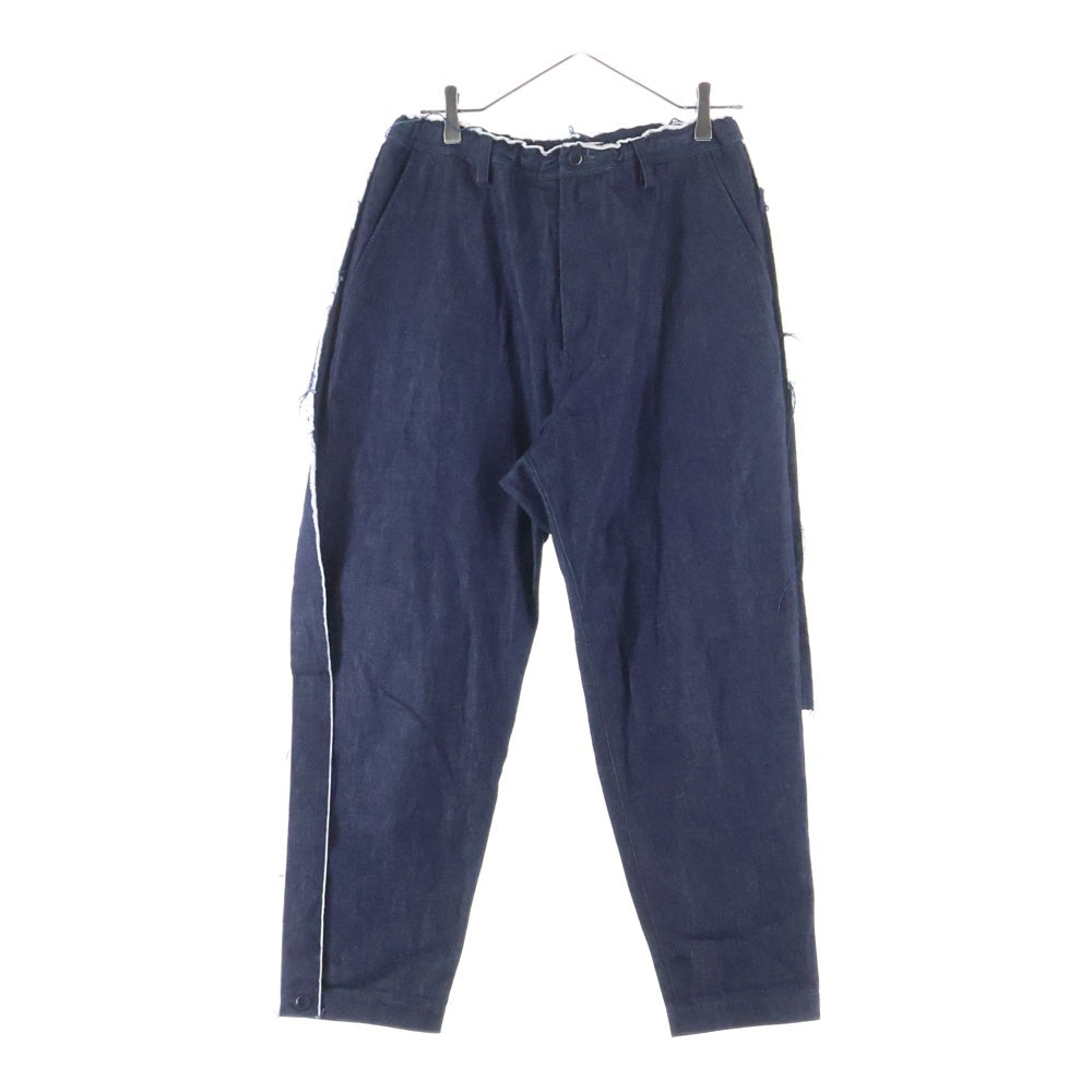 Y's(ワイズ) 24SS Side Plush Design Denim Pants YS-P11-009 サイドフラシデザイン デニムパンツ ジーンズ インディゴ レディース