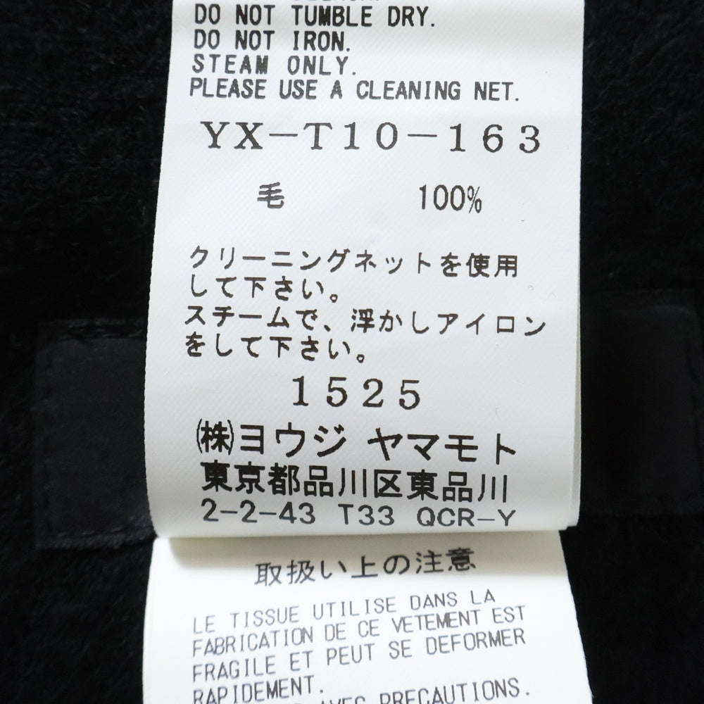 Y's(ワイズ) Sleeveless Wool Knit Dress YX-T10-163 ノースリーブ ウール ハイネック ニットワンピース ブラック レディース