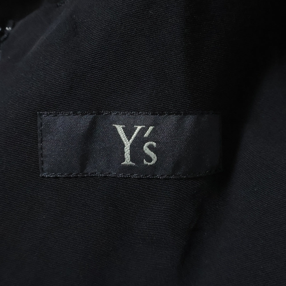 Y's(ワイズ) 19SS Sleeveless Cupra Cotton blend Dress YR-D10-200 ノースリーブ キュプラ コットン混 ワンピース ブラック レディース