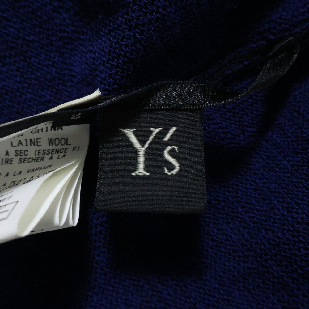 Y's(ワイズ) Wool Cardigan YL-K01-668 ウールカーディガン ネイビー レディース
