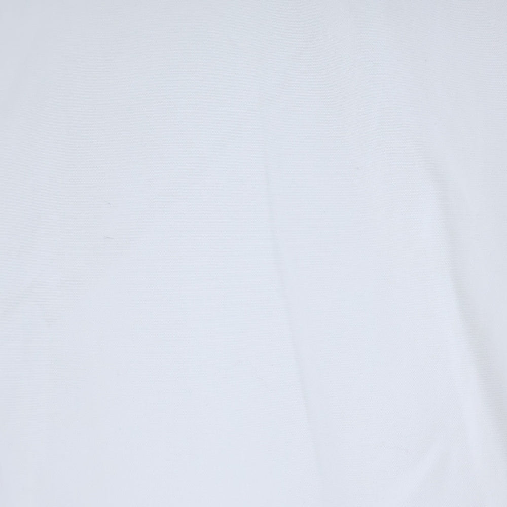 Y's(ワイズ) Black Tie Design Longsleeve Shirt FX-B82-001 ブラックネクタイデザイン 長袖シャツ ホワイト レディース