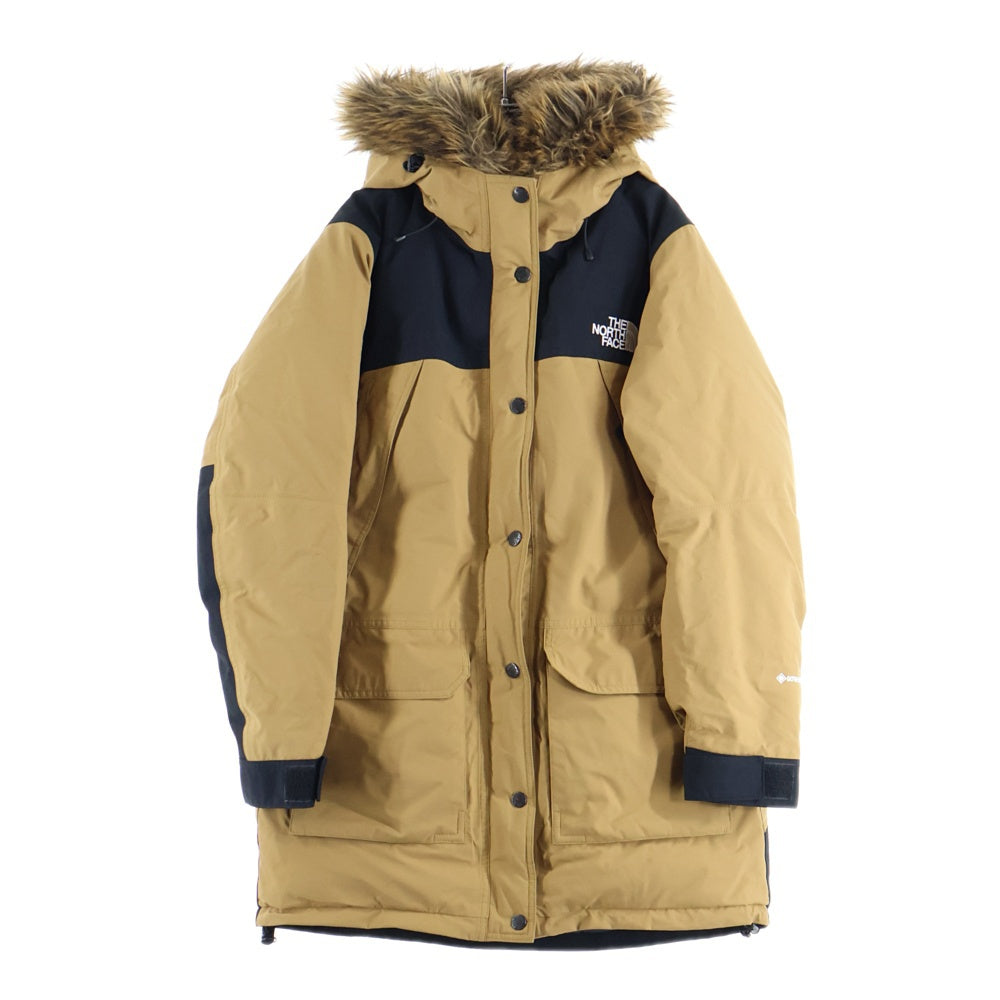 THE NORTH FACE(ザノースフェイス) GORE-TEX MOUNTAIN DOWN COAT NDW91935 ゴアテックス ファーフード付きマウンテンダウンコート ブラウン/ブラック