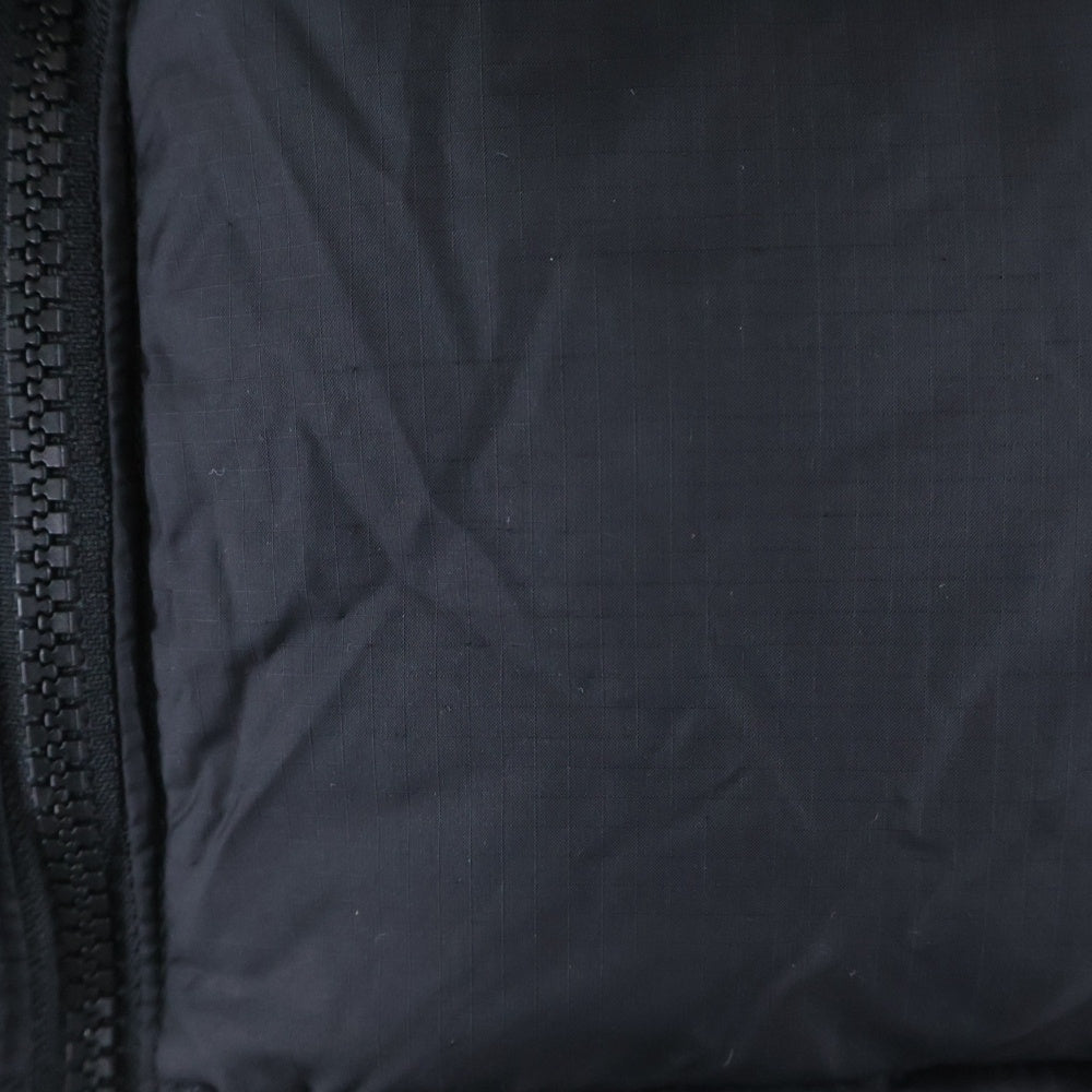 THE NORTH FACE(ザノースフェイス) RETRO NUPTSE VEST NF0A3XEP フロントワンポイントロゴ刺繍 ジップアップダウンベスト ブラック