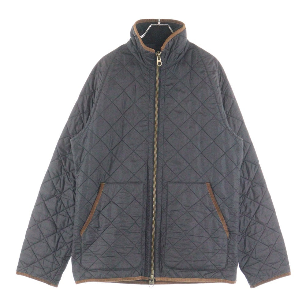POLO RALPH LAUREN(ポロラルフローレン) 90s キルティングジャケット エルボーパッチ 内ボア ブラック