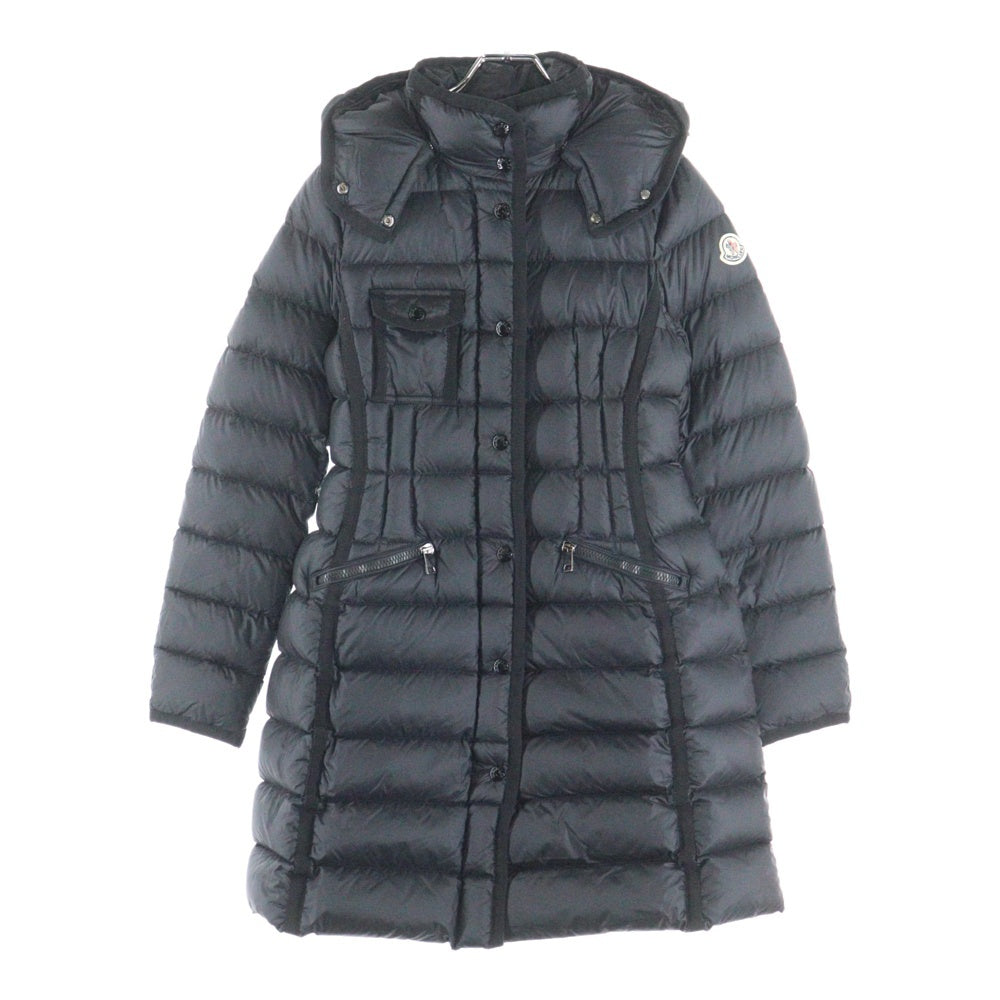 MONCLER(モンクレール) HERMINE D20934930005 エルミンヌ ロングダウンコート ダウンジャケット ブラック レディース