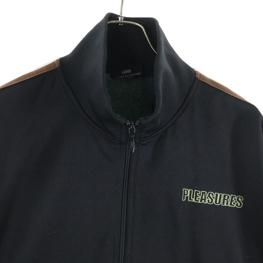 PLEASURES(プレジャーズ) ×PLAYBOY Track Jacket ×プレイボーイ ウィケッド ロゴ トラックジャケット ブラック