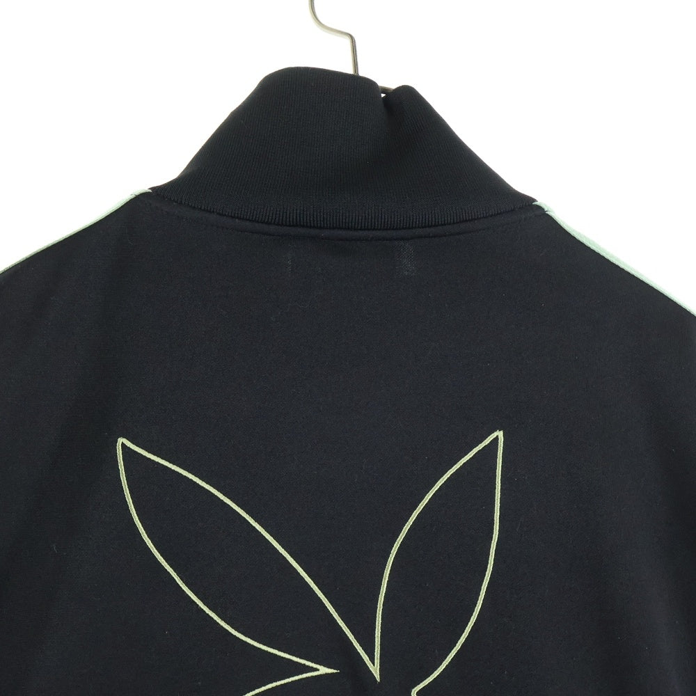 PLEASURES(プレジャーズ) ×PLAYBOY Track Jacket ×プレイボーイ ウィケッド ロゴ トラックジャケット ブラック