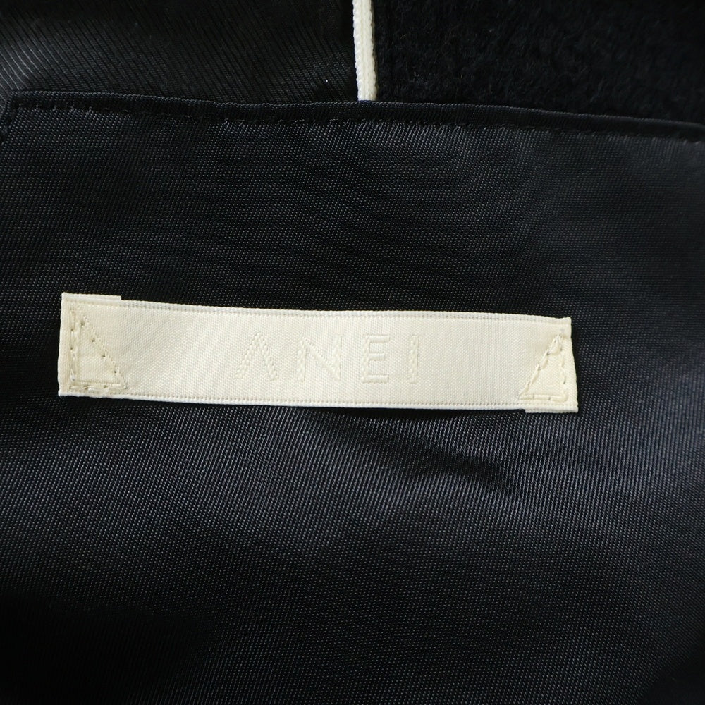 ANEI(アーネイ) 22AW LEO JKT W/C コットンウール 2ボタンテーラードジャケット ブラック AN0222_S1303