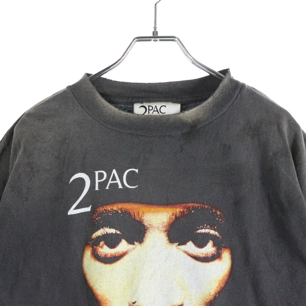 SAINT MICHAEL(セントマイケル) 25SS 2PAC 2PC SS TEE 2パック プリントクルーネック半袖Tシャツ グレー SM-HR8-0000-C14