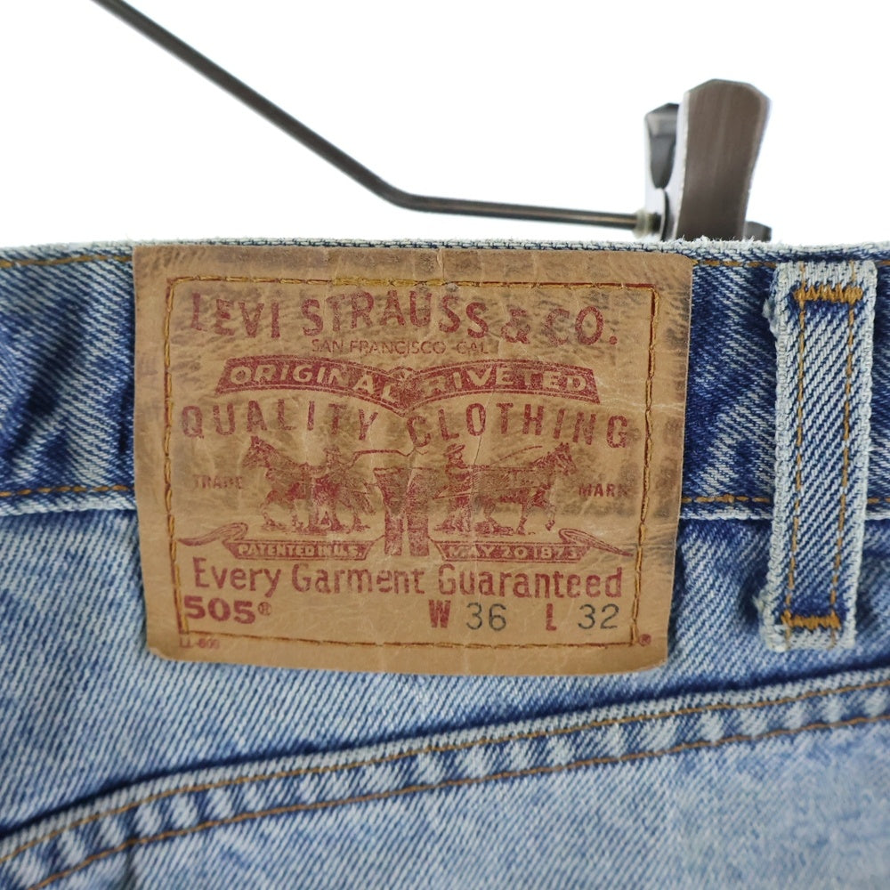 Levi's(リーバイス) 80s VINTAGE 505 ボタン裏686 スモールE ストレートデニムパンツ インディゴ