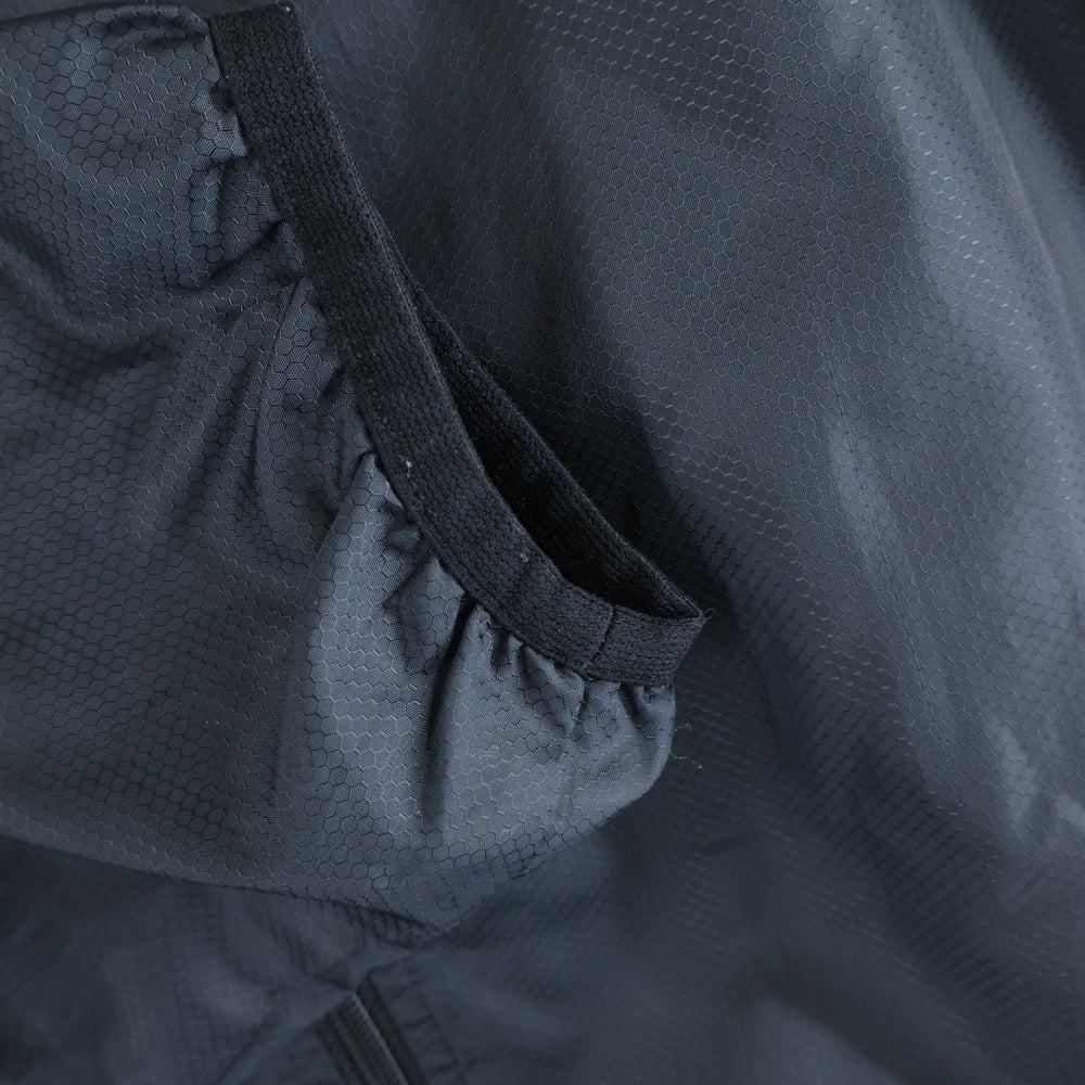 ASICS(アシックス) Nylon Jacket XTW50F フロントロゴナイロンジャケット ウィンドブレーカー ブラック