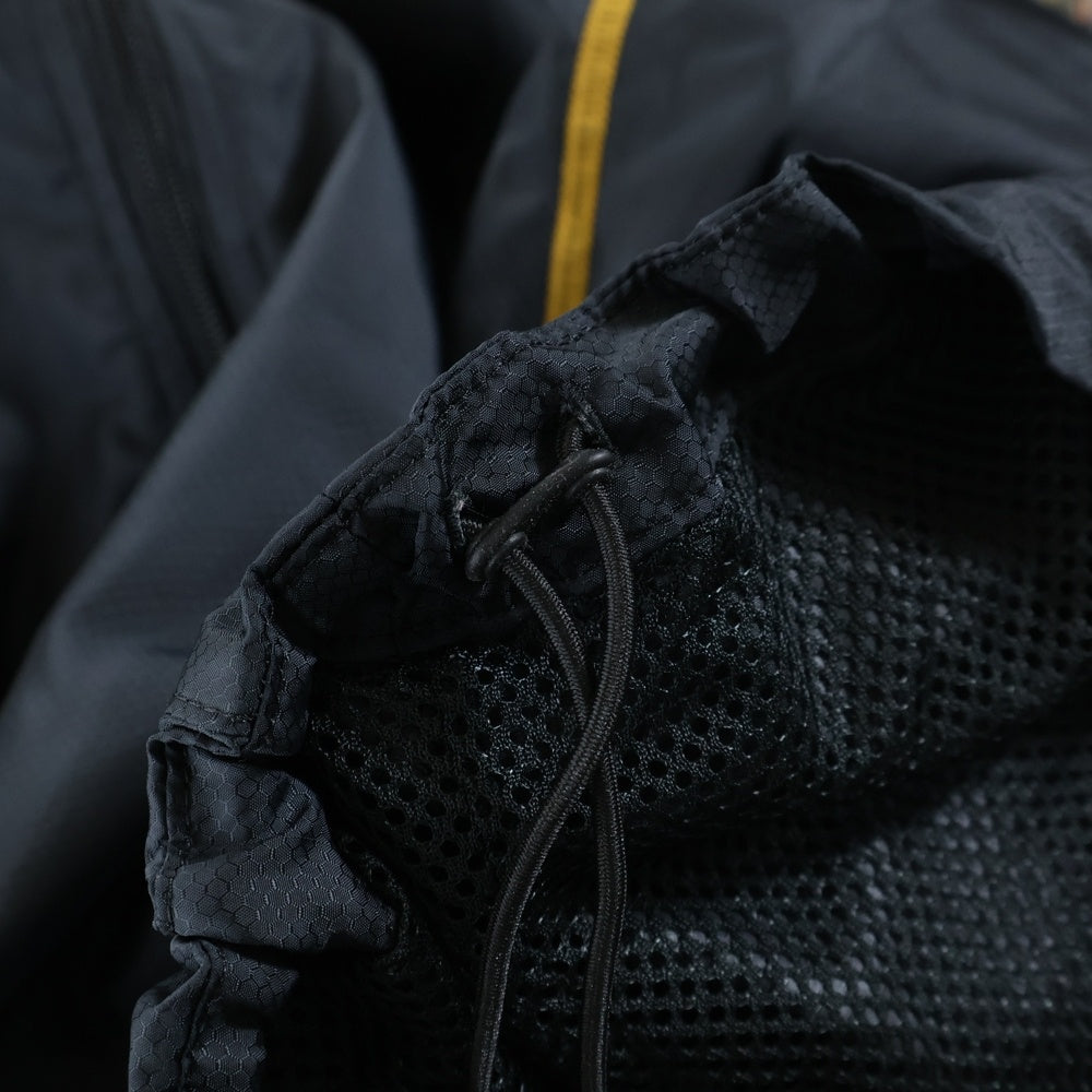 ASICS(アシックス) Nylon Jacket XTW50F フロントロゴナイロンジャケット ウィンドブレーカー ブラック
