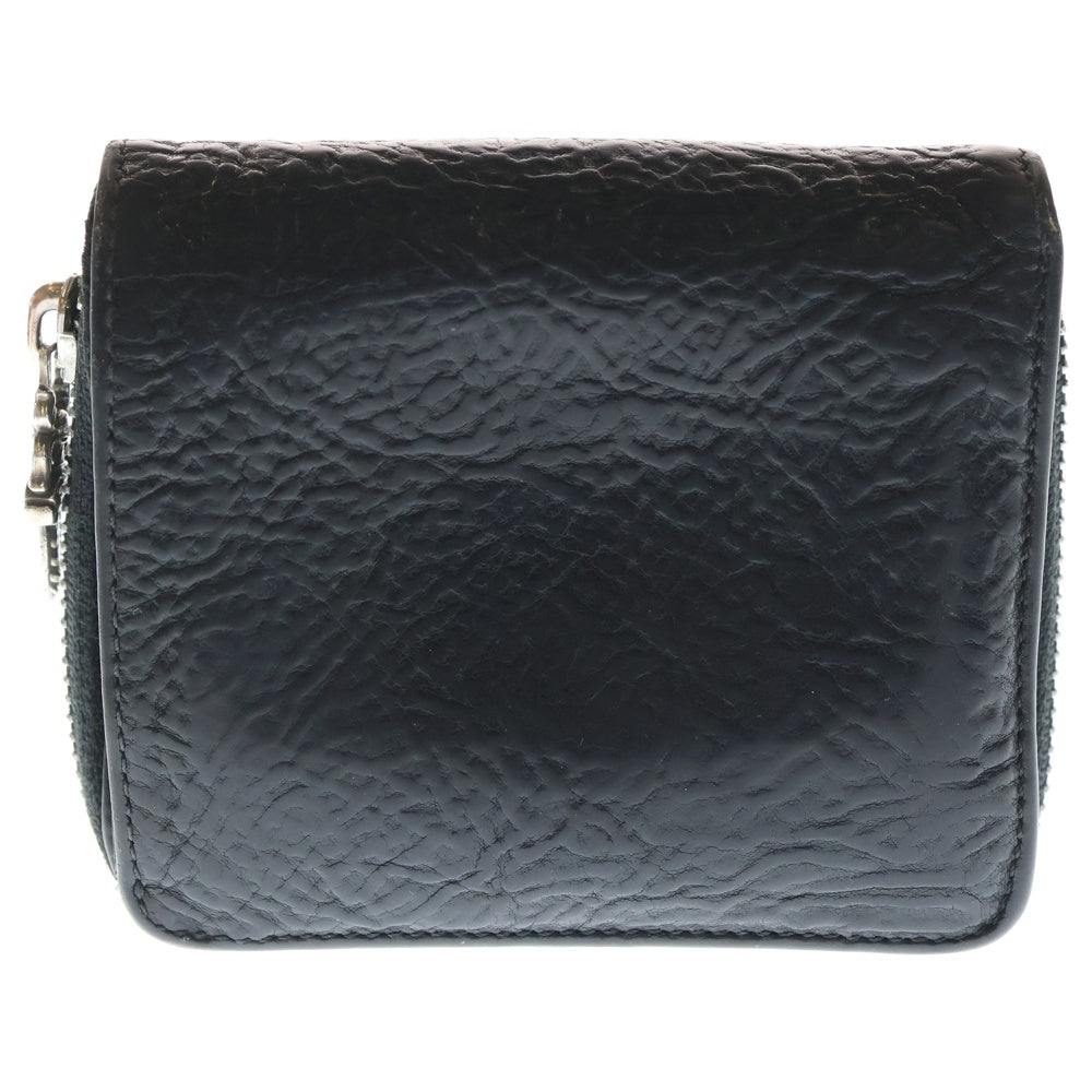 CHROME HEARTS(クロムハーツ) SQ ZIP BILL スクエアジップビル レザーウォレット 財布 ブラック BCA376