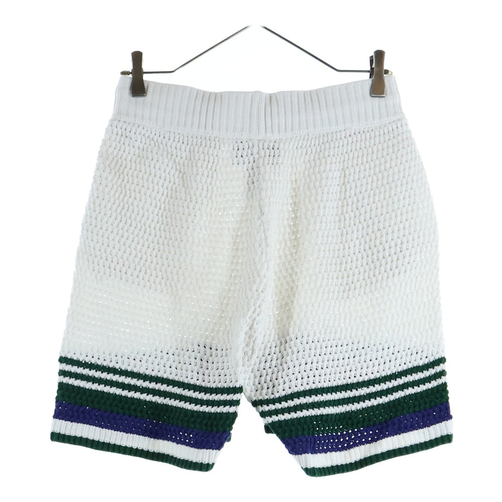 CASABLANCA(カサブランカ) TENNIS CLUB SHORTS MS24-KW-660-01 クロケットテニスハーフパンツ ショーツ ホワイト