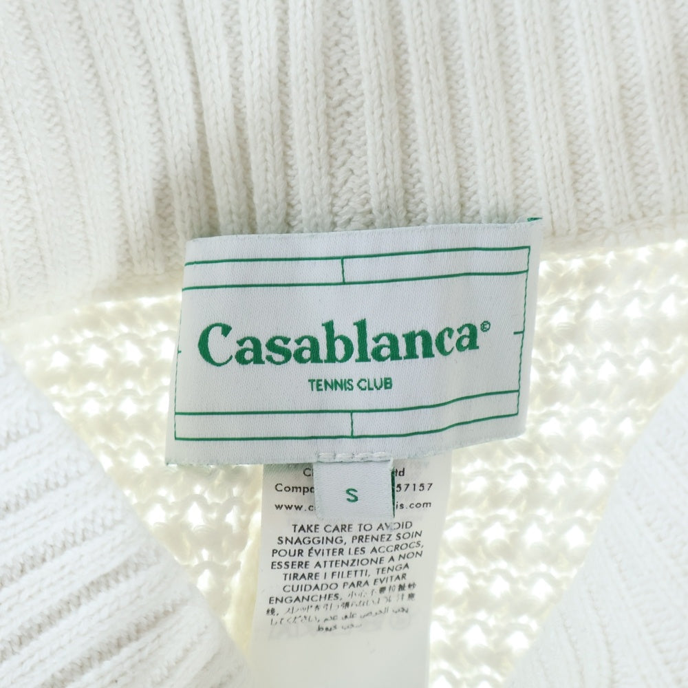 CASABLANCA(カサブランカ) TENNIS CLUB SHORTS MS24-KW-660-01 クロケットテニスハーフパンツ ショーツ ホワイト