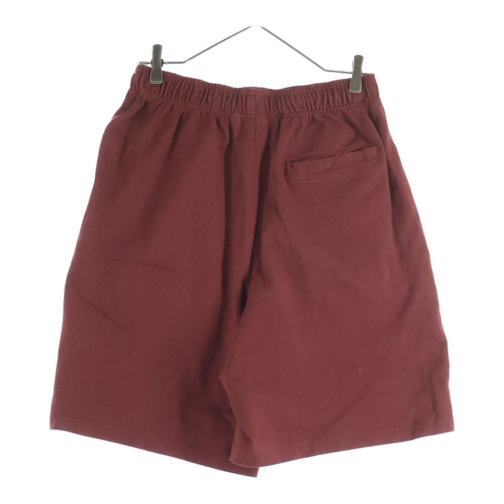STUSSY(ステューシー) 25ss JERSEY SHORT フロント ジャージー スウェット ショーツ ハーフパンツ ボルドー 112334