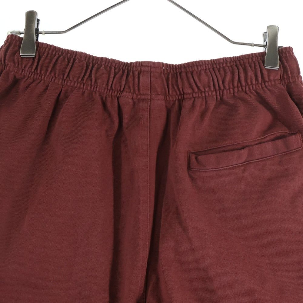 STUSSY(ステューシー) 25ss JERSEY SHORT フロント ジャージー スウェット ショーツ ハーフパンツ ボルドー 112334