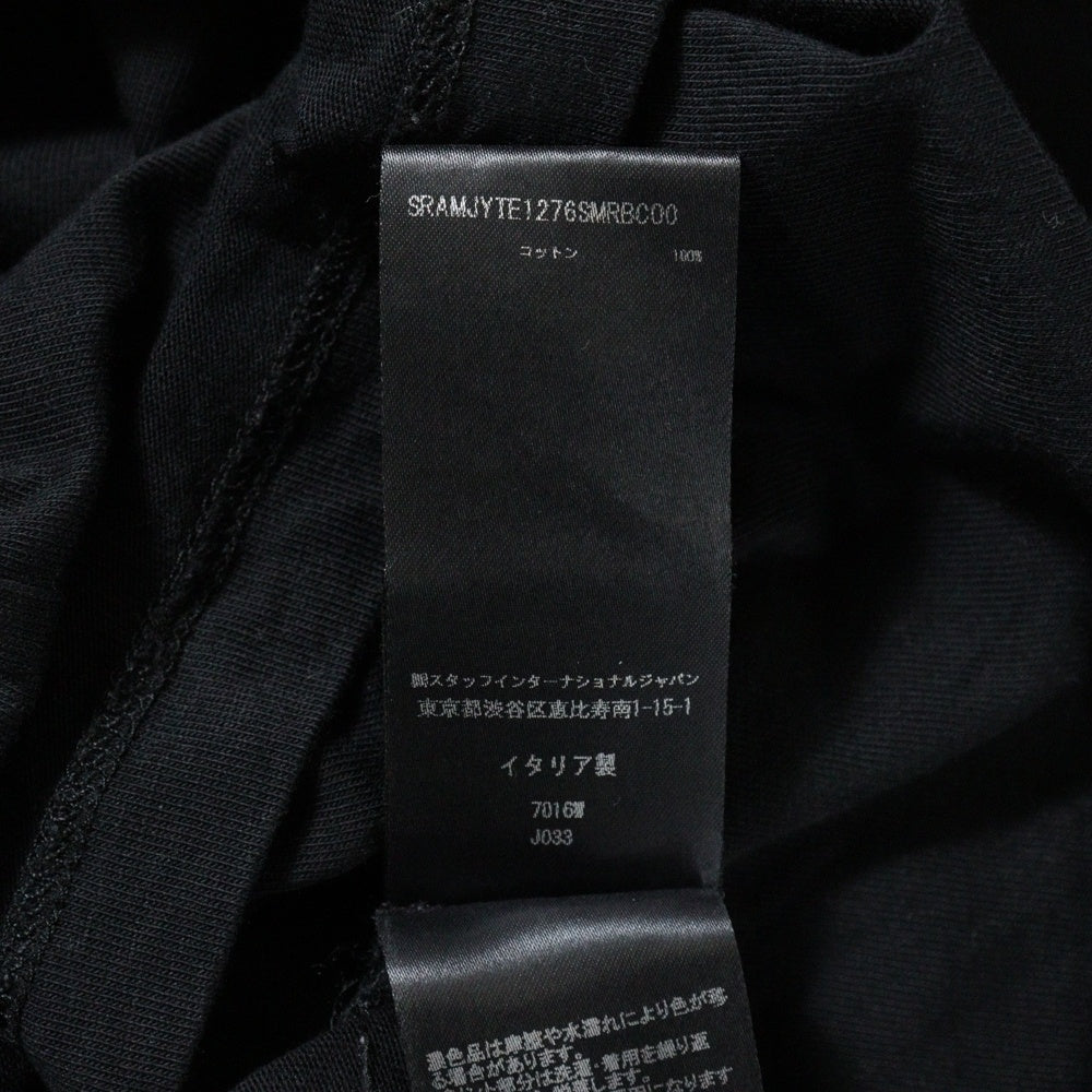 AMIRI(アミリ) Back Logo L/S TEE AMJYTE1276 バックロゴプリント クルーネック長袖Tシャツカットソー ロンT ブラック