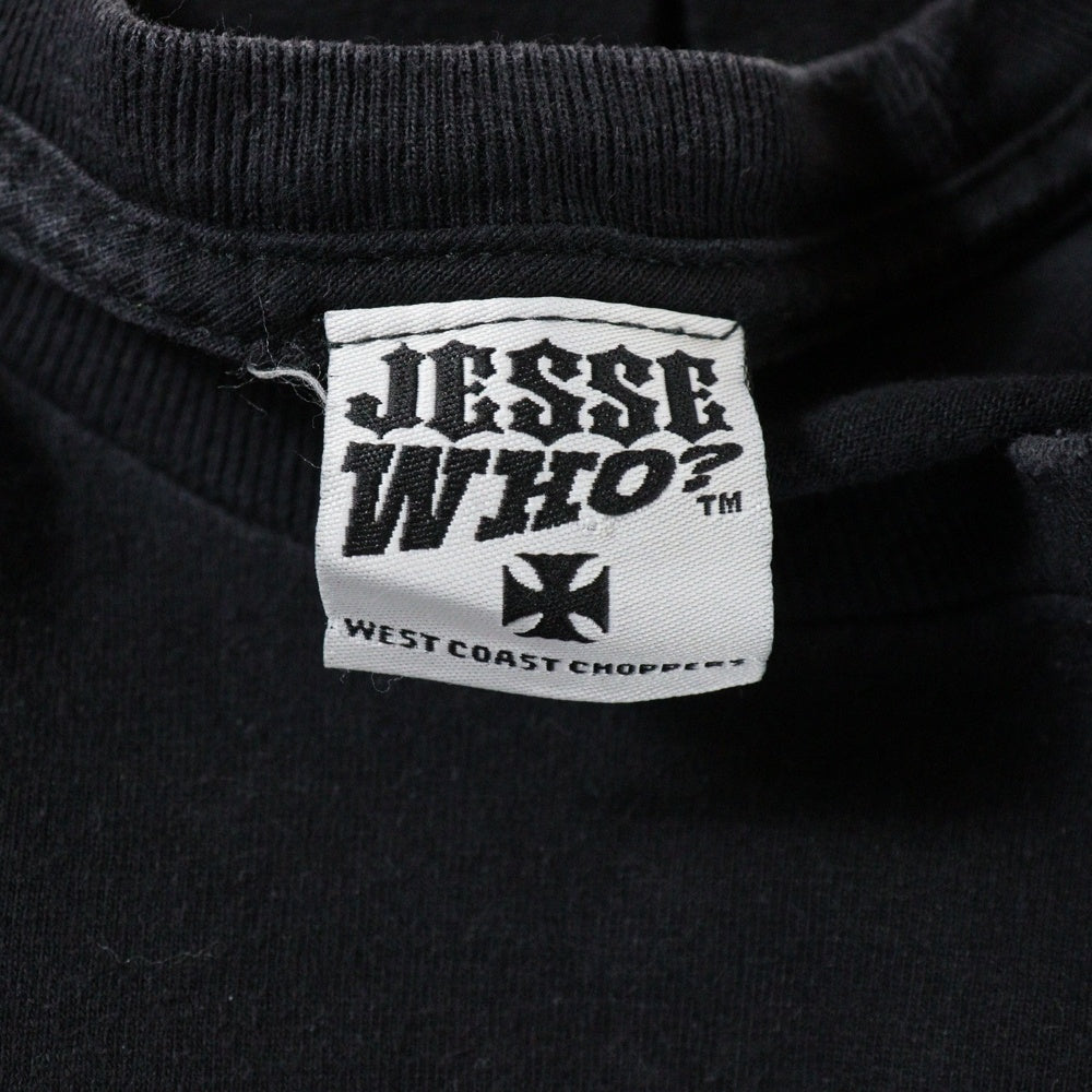 VINTAGE(ヴィンテージ) West Coast Choppers ウェスト コースト チョッパーズ 00s モーターサイクル バイカーTシャツ 両面プリント クルーネック半袖Tシャツカットソー ブラック