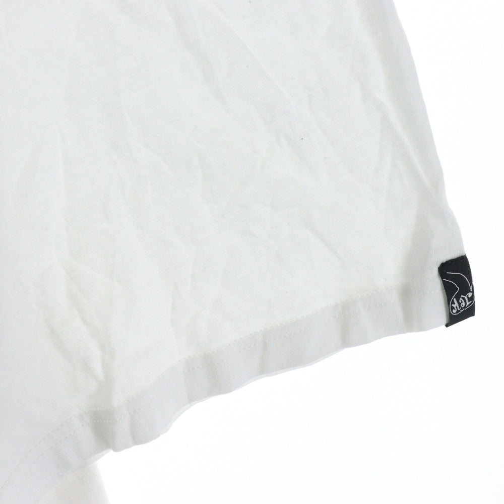 MARTINE ROSE(マーティンローズ) OVERSIZED T-SH EXCEL オーバーサイズ フロントプリント クルーネック半袖Tシャツカットソー ホワイト