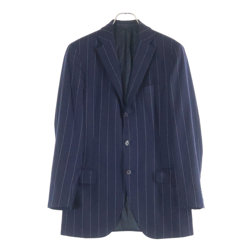 BELVEST(ベルベスト) Stripe Tailored Jacket A535 ストライプ テーラードジャケット ネイビー