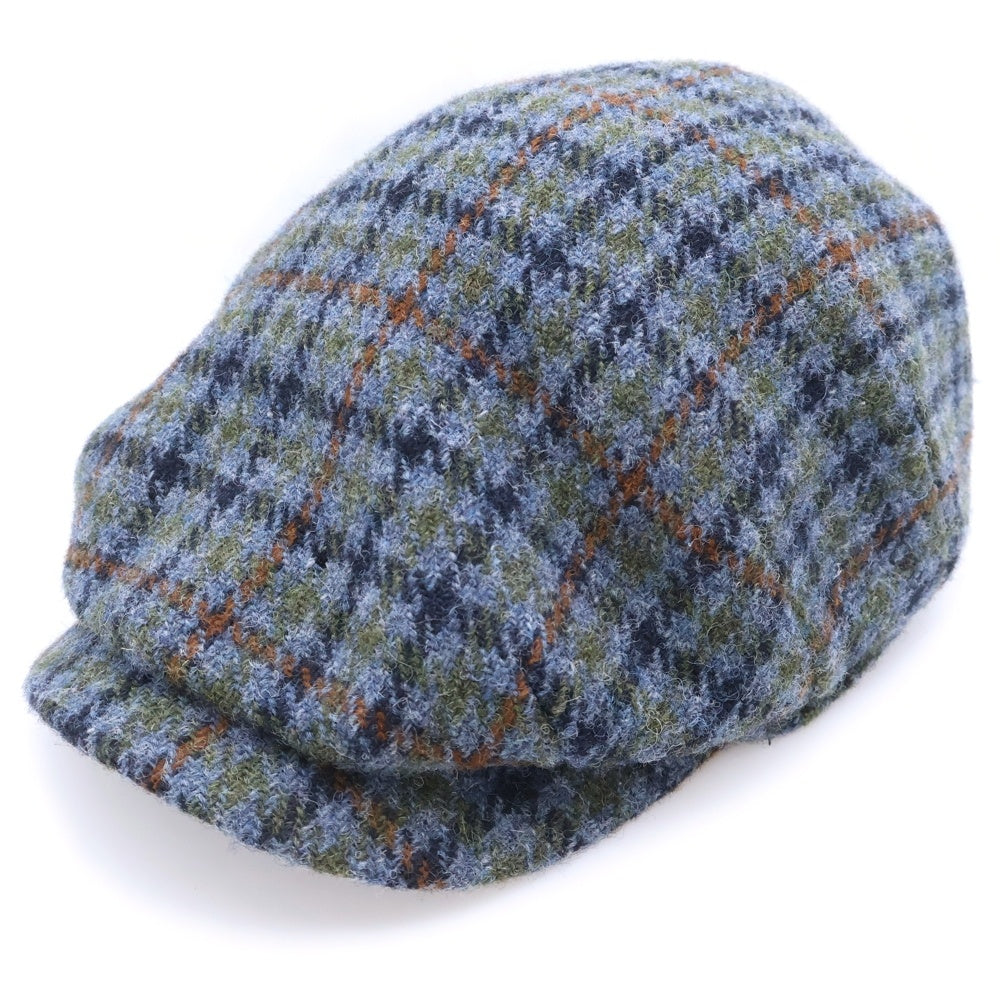 Harris Tweed(ハリスツイード) チェック柄 キャスケット ハンチングキャップ 帽子 マルチ DS15408