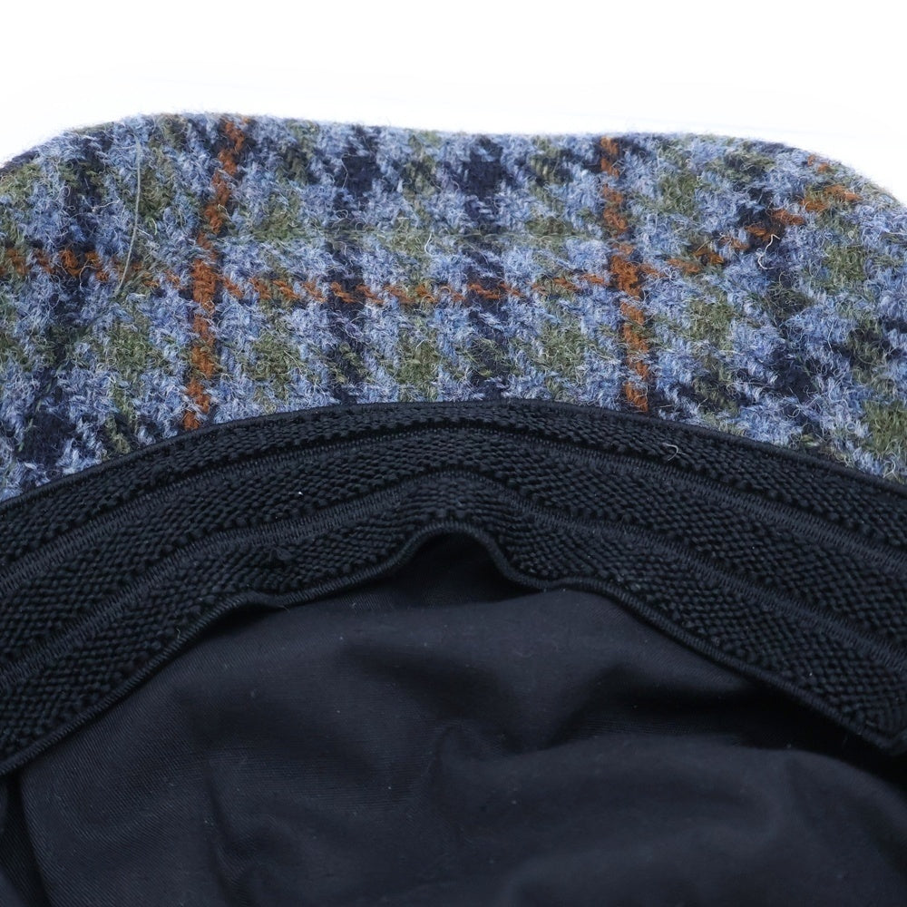 Harris Tweed(ハリスツイード) チェック柄 キャスケット ハンチングキャップ 帽子 マルチ DS15408