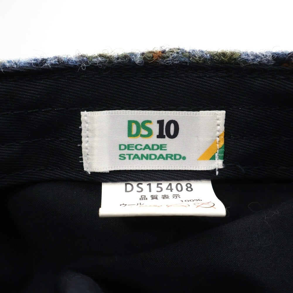 Harris Tweed(ハリスツイード) チェック柄 キャスケット ハンチングキャップ 帽子 マルチ DS15408