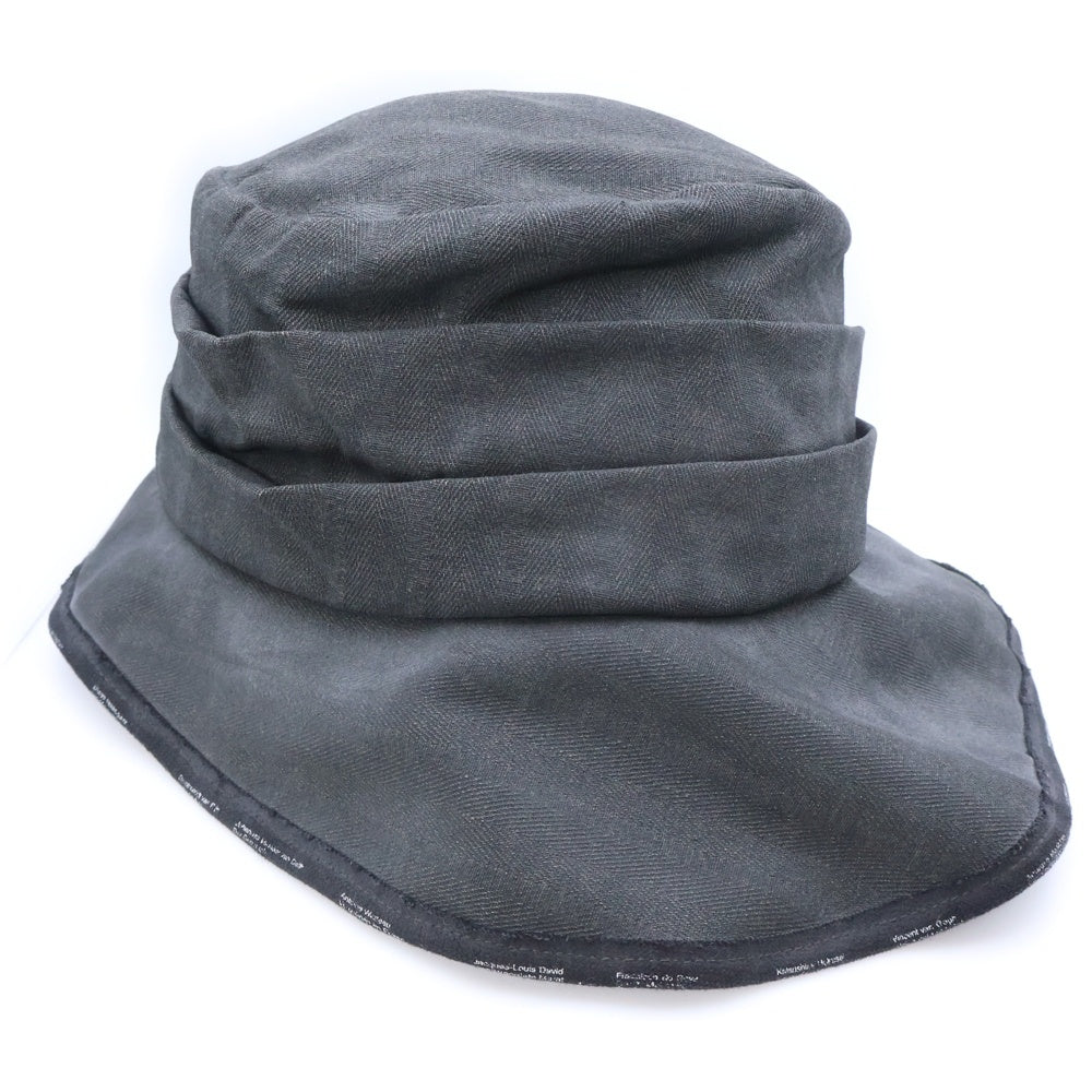 CA4LA(カシラ) シワ加工 変形バケットハット グレー