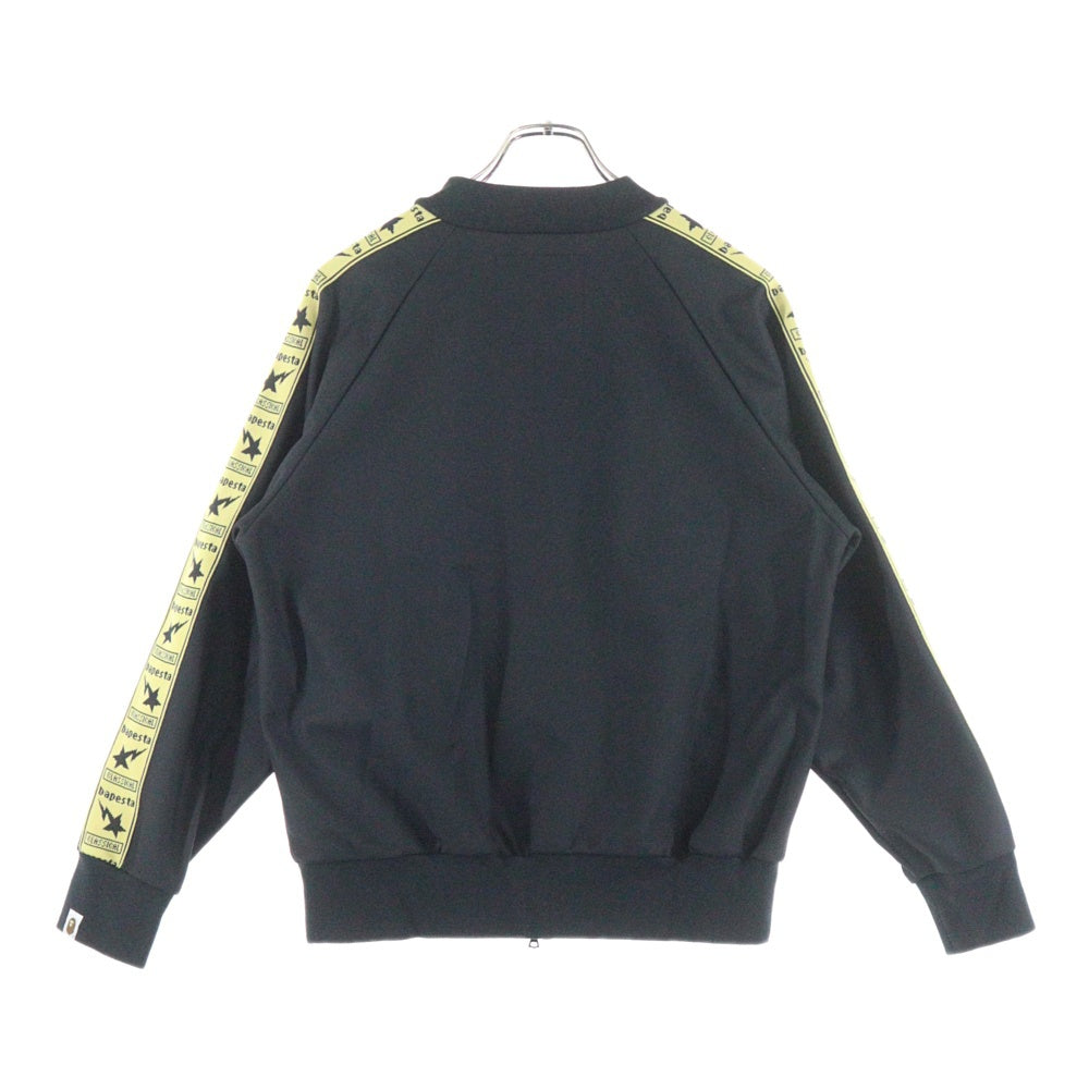 A BATHING APE(アベイシングエイプ) 90S BAPESTA TRACK JACKET ベイプスタ アームロゴ トラックジャケット ブラック