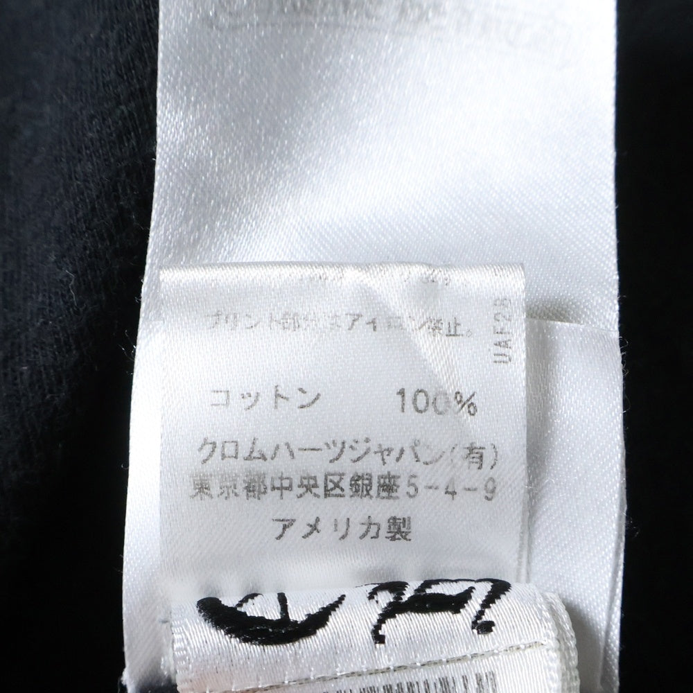 CHROME HEARTS(クロムハーツ) Multi Color Horseshoe L/S T-shirt マルチカラー ホースシュー クルーネック長袖Tシャツカットソー ブラック
