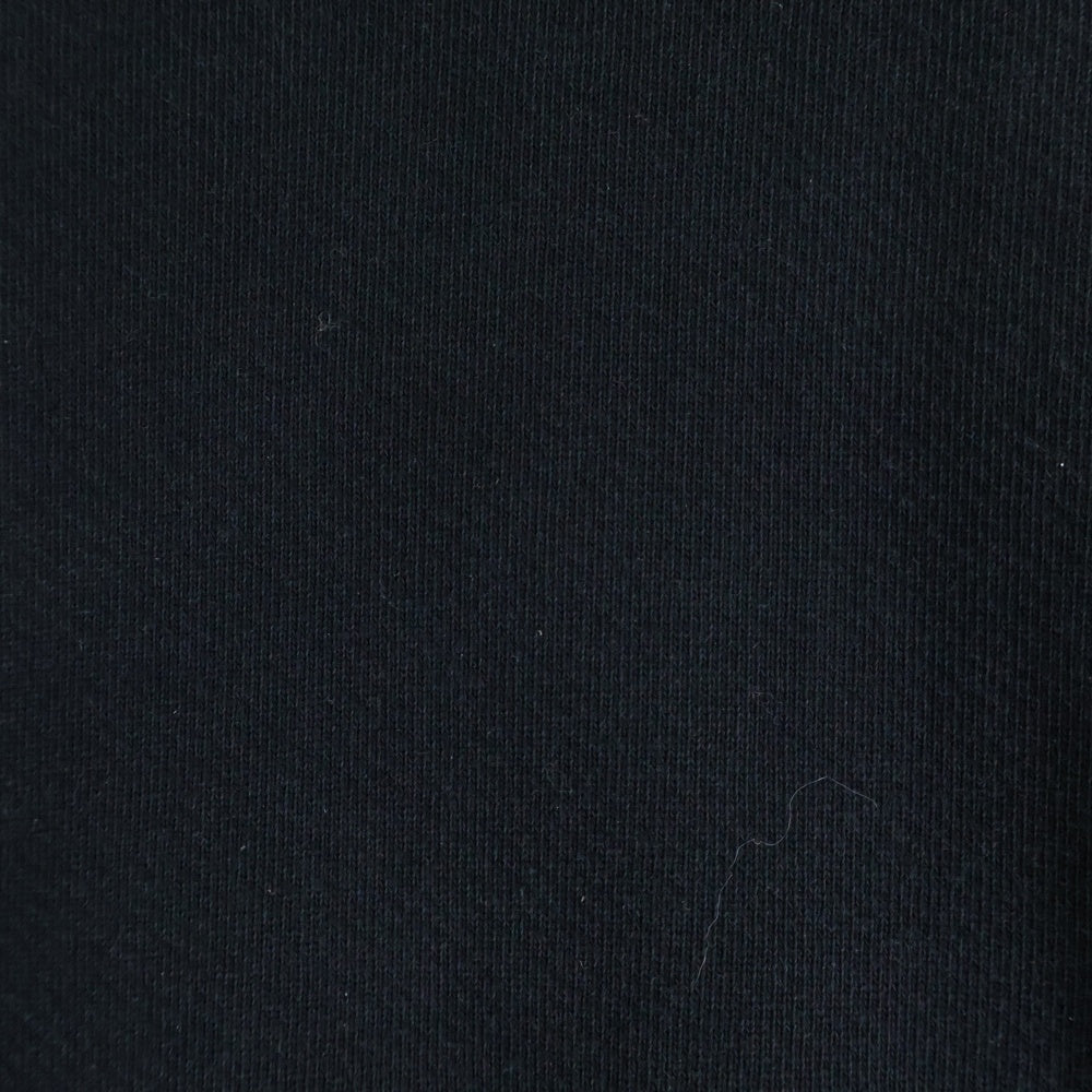 MONCLER(モンクレール) 22AW SWEATSHIRT H20938G00031 ビッグラバーロゴプリント クルーネック長袖スウェットトレーナー ブラック