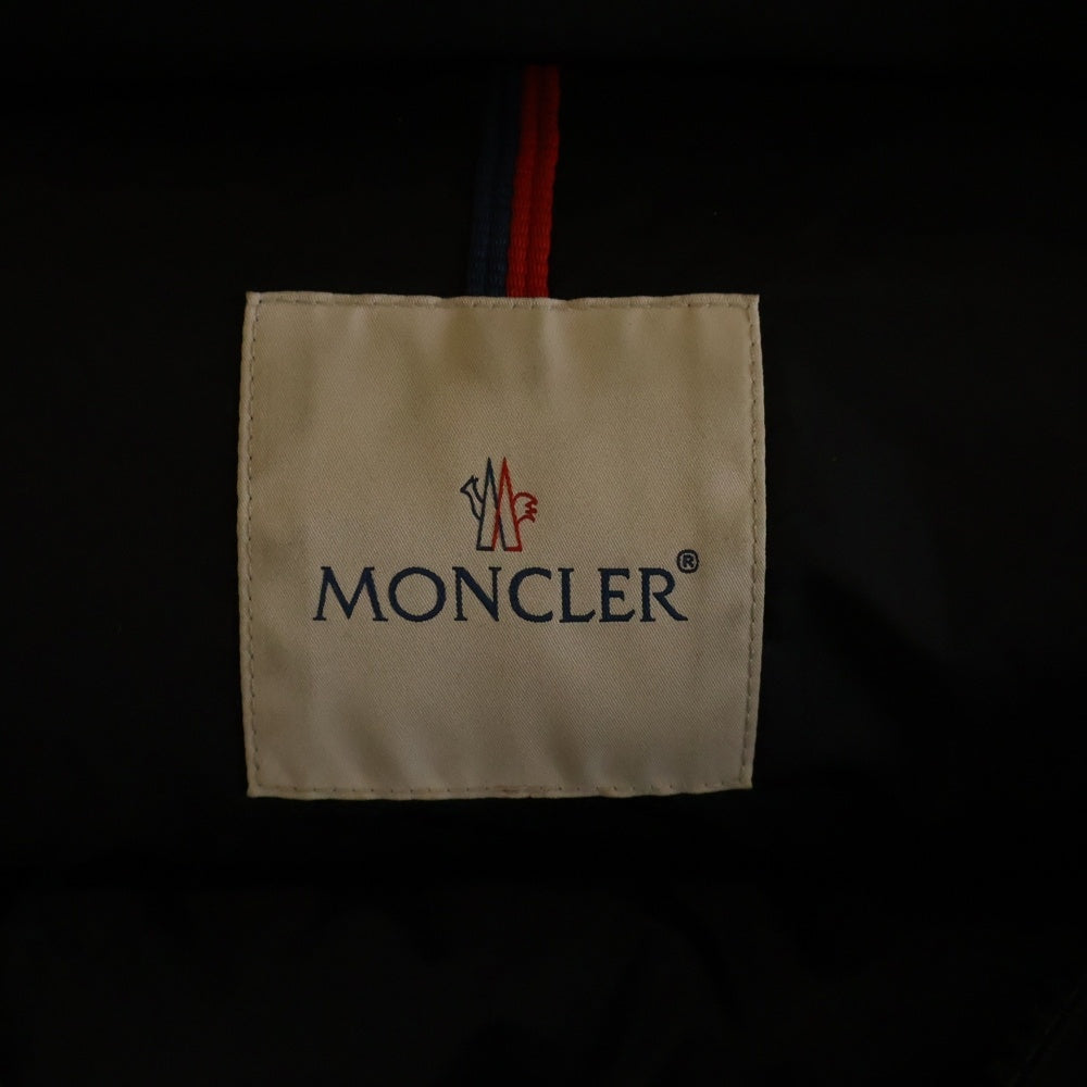 MONCLER(モンクレール) 19AW CHARNIER E20914236005 シャルニエ アームロゴ ジップアップダウンジャケット ブラック